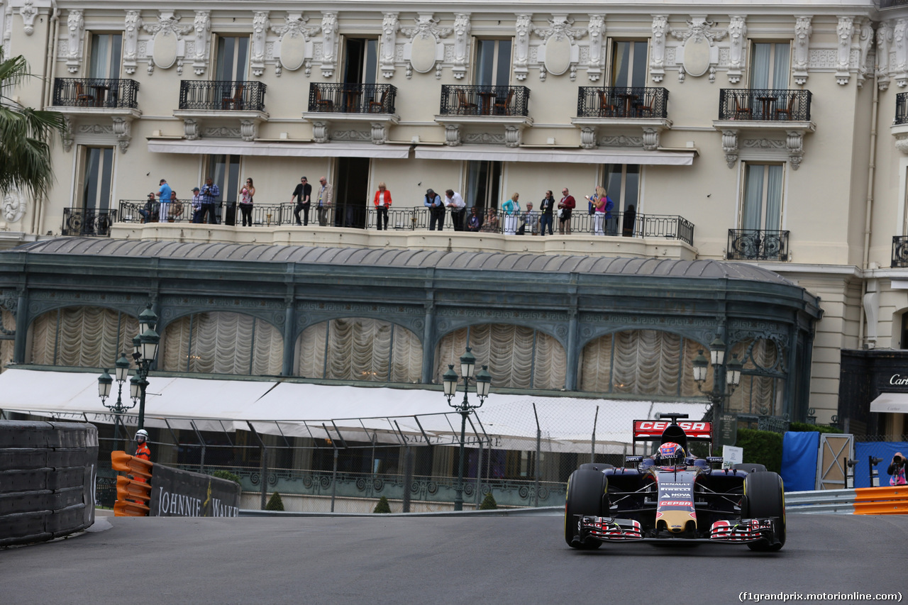 GP MONACO, 21.05.2015- Prove Libere 1, Max Verstappen (NED) Scuderia Toro Rosso STR10