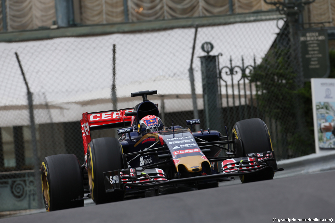 GP MONACO, 21.05.2015- Prove Libere 1, Max Verstappen (NED) Scuderia Toro Rosso STR10