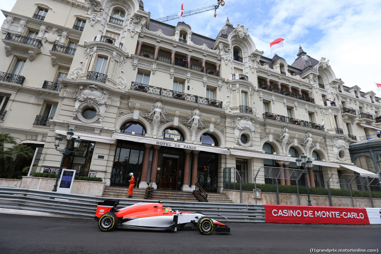 GP MONACO, 21.05.2015- Prove Libere 1, William Stevens (GBR) Manor Marussia F1 Team