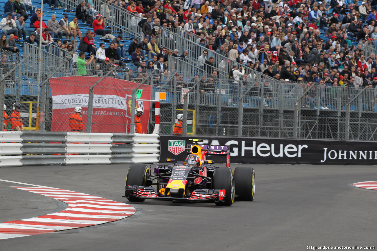 GP MONACO, 21.05.2015- Prove Libere 1, Daniil Kvyat (RUS) Red Bull Racing RB11