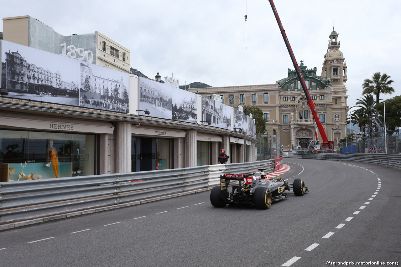GP MONACO, 21.05.2015- Prove Libere 1, Nico Hulkenberg (GER) Sahara Force India F1 VJM08