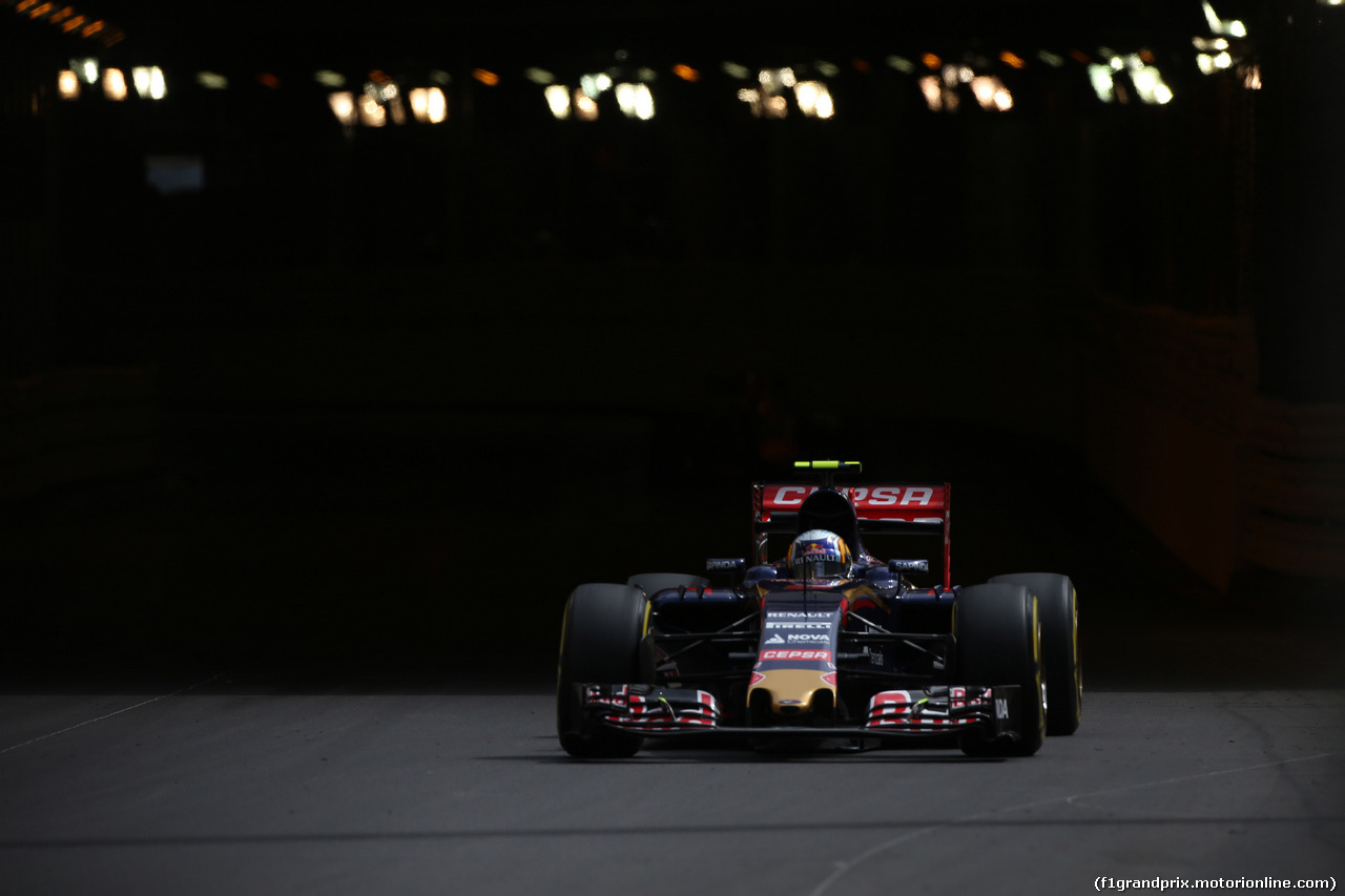GP MONACO, 21.05.2015- Prove Libere 1, Carlos Sainz Jr (ESP) Scuderia Toro Rosso STR10