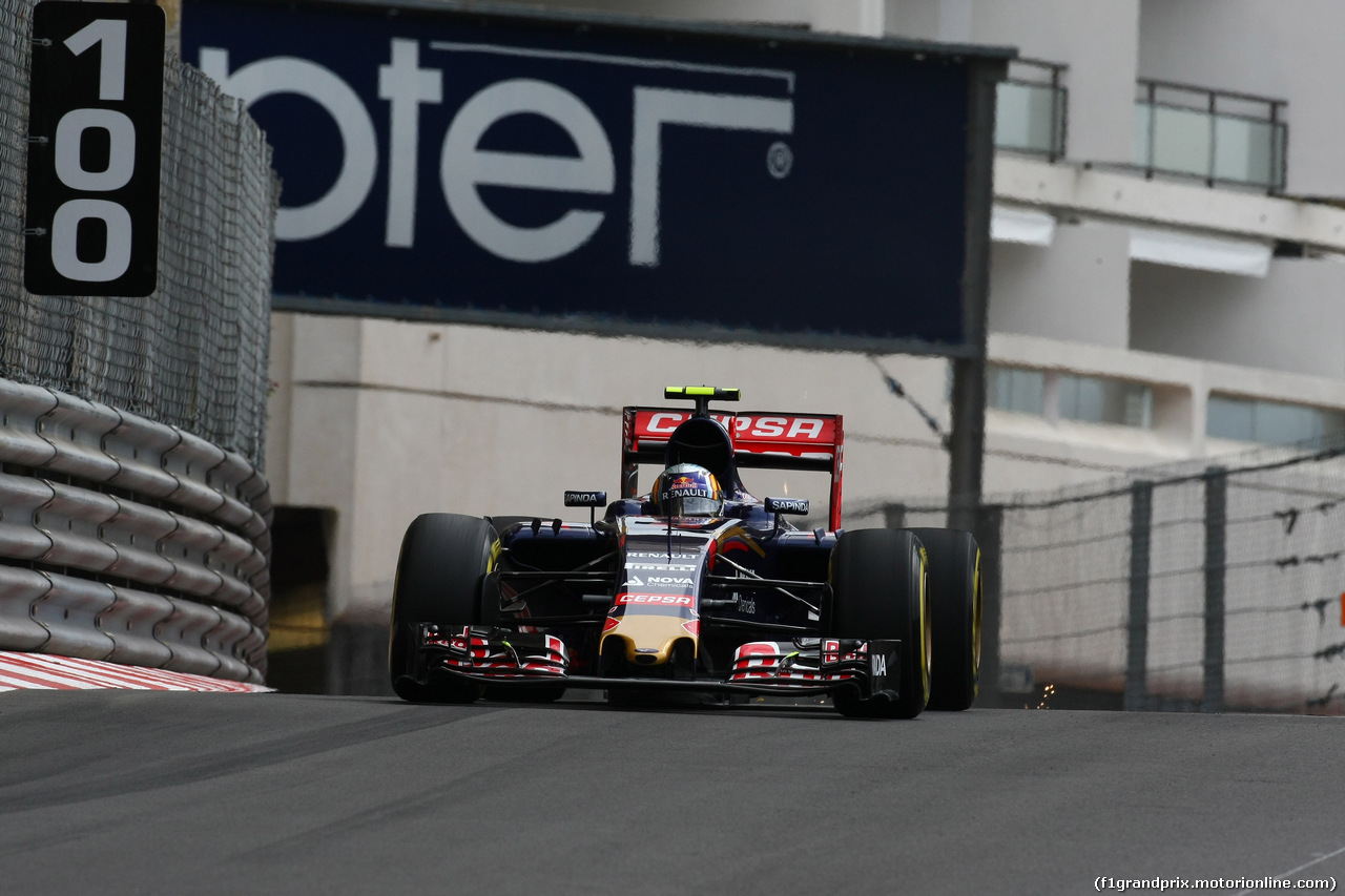 GP MONACO, 21.05.2015- Prove Libere 1, Carlos Sainz Jr (ESP) Scuderia Toro Rosso STR10