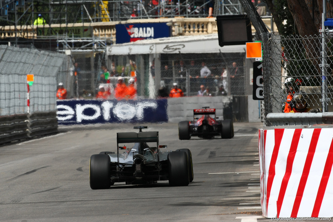 GP MONACO, 21.05.2015- Prove Libere 1, Lewis Hamilton (GBR) Mercedes AMG F1 W06