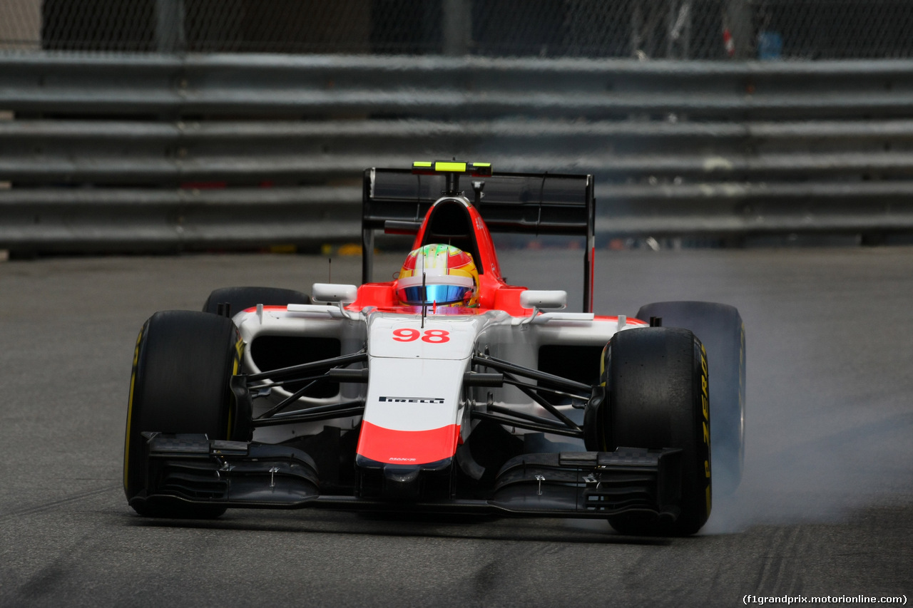 GP MONACO, 21.05.2015- Prove Libere 1, Roberto Merhi (ESP) Manor Marussia F1 Team