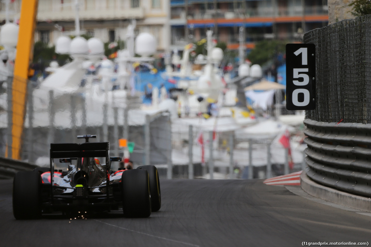 GP MONACO, 21.05.2015- Prove Libere 1, Fernando Alonso (ESP) McLaren Honda MP4-30