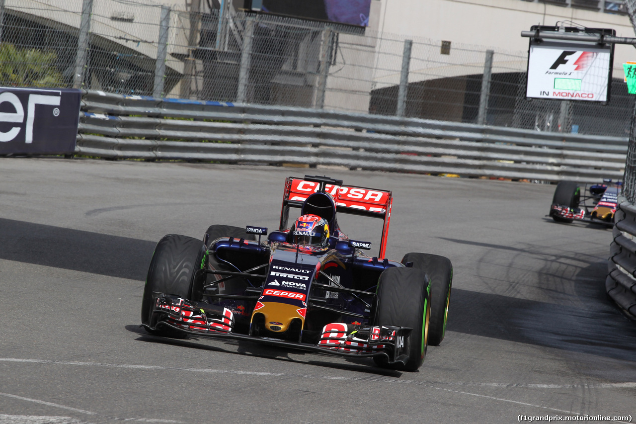 GP MONACO, 21.05.2015- Prove Libere 1, Max Verstappen (NED) Scuderia Toro Rosso STR10