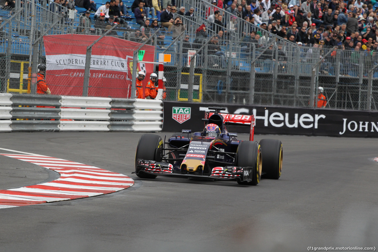 GP MONACO, 21.05.2015- Prove Libere 1, Max Verstappen (NED) Scuderia Toro Rosso STR10
