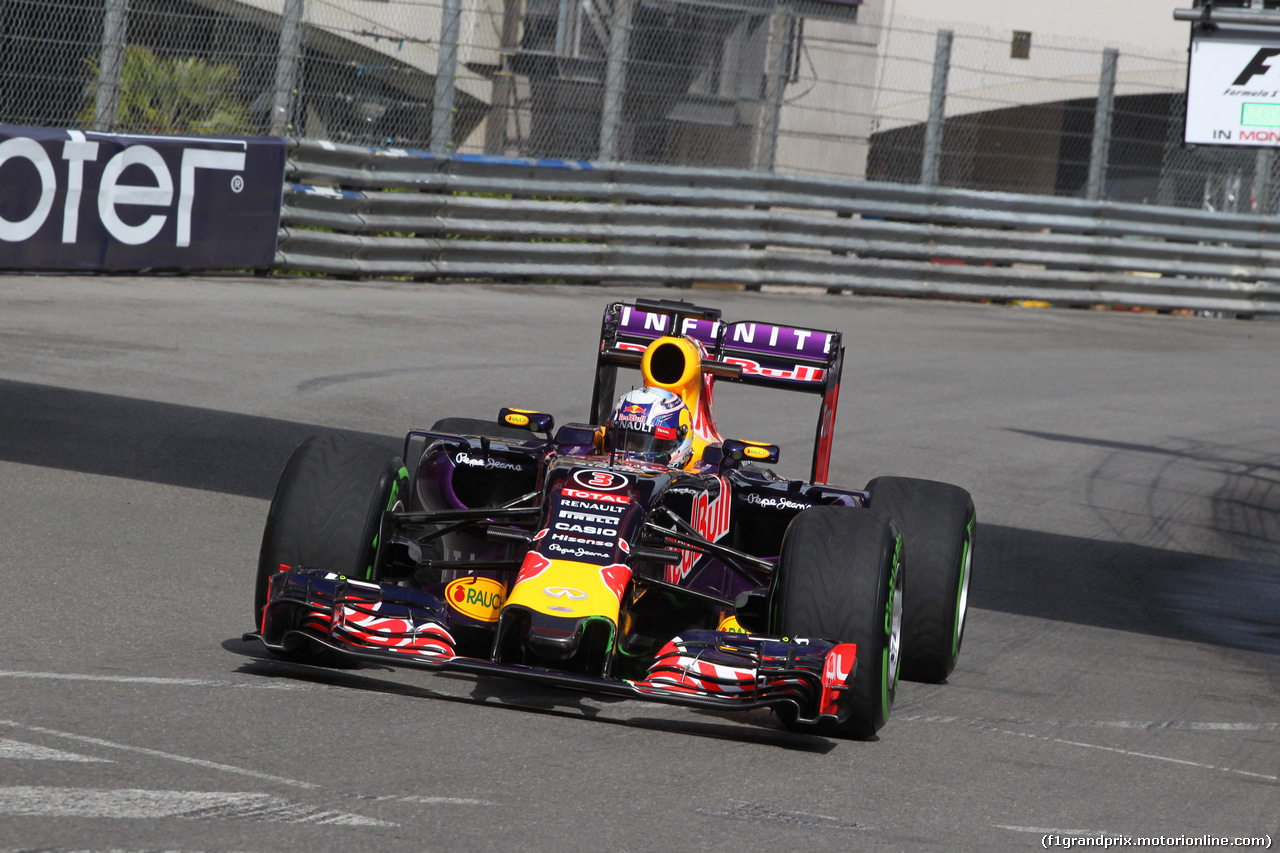 GP MONACO, 21.05.2015- Prove Libere 1, Daniel Ricciardo (AUS) Red Bull Racing RB11