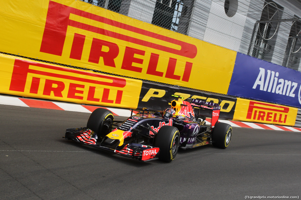 GP MONACO, 21.05.2015- Prove Libere 1, Daniil Kvyat (RUS) Red Bull Racing RB11