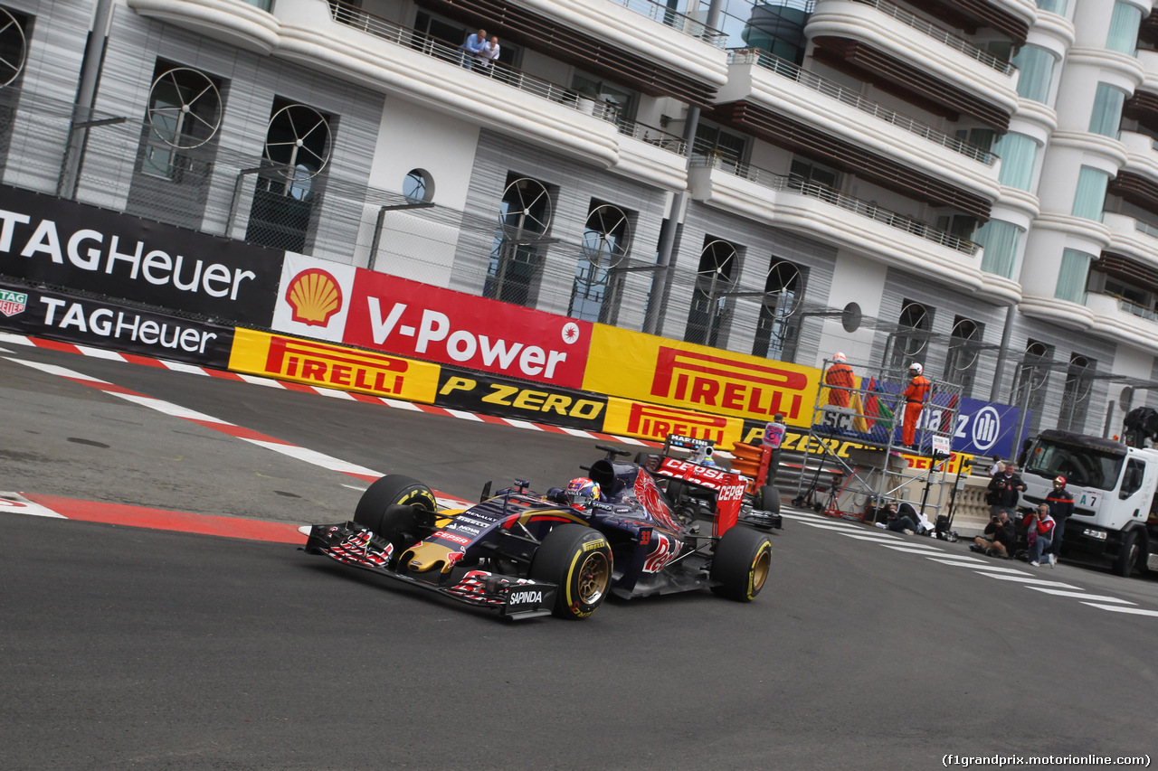 GP MONACO, 21.05.2015- Prove Libere 1, Max Verstappen (NED) Scuderia Toro Rosso STR10