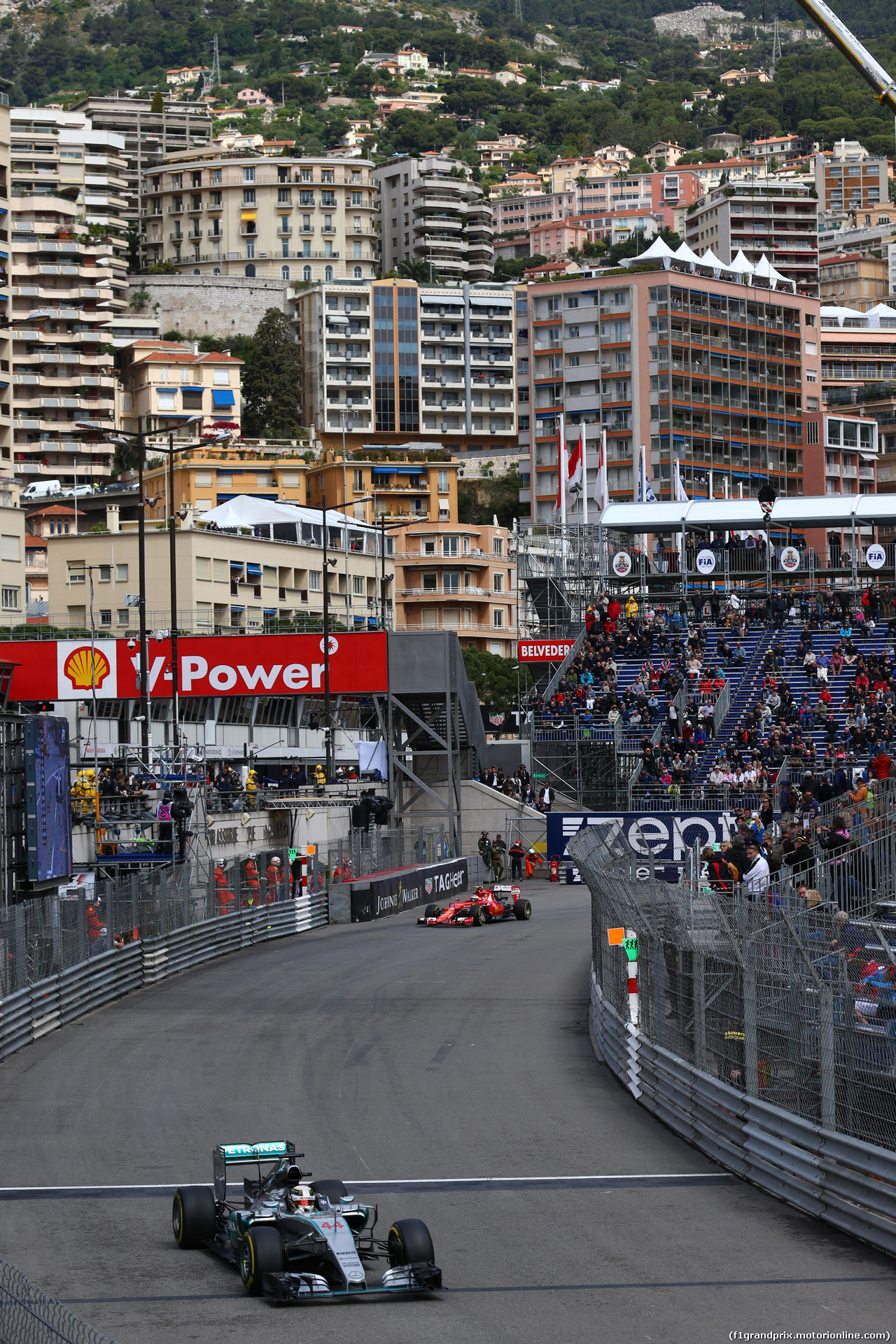 GP MONACO, 21.05.2015- Prove Libere 1, Lewis Hamilton (GBR) Mercedes AMG F1 W06