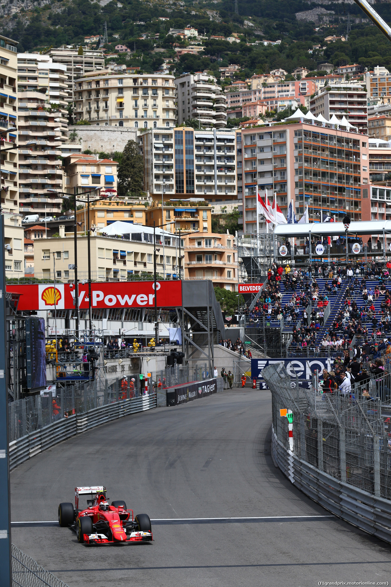 GP MONACO, 21.05.2015- Prove Libere 1, Kimi Raikkonen (FIN) Ferrari SF15-T