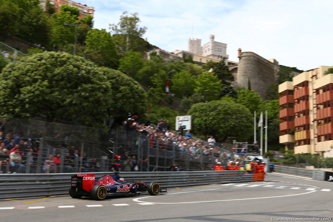 GP MONACO, 21.05.2015- Prove Libere 1, Max Verstappen (NED) Scuderia Toro Rosso STR10
