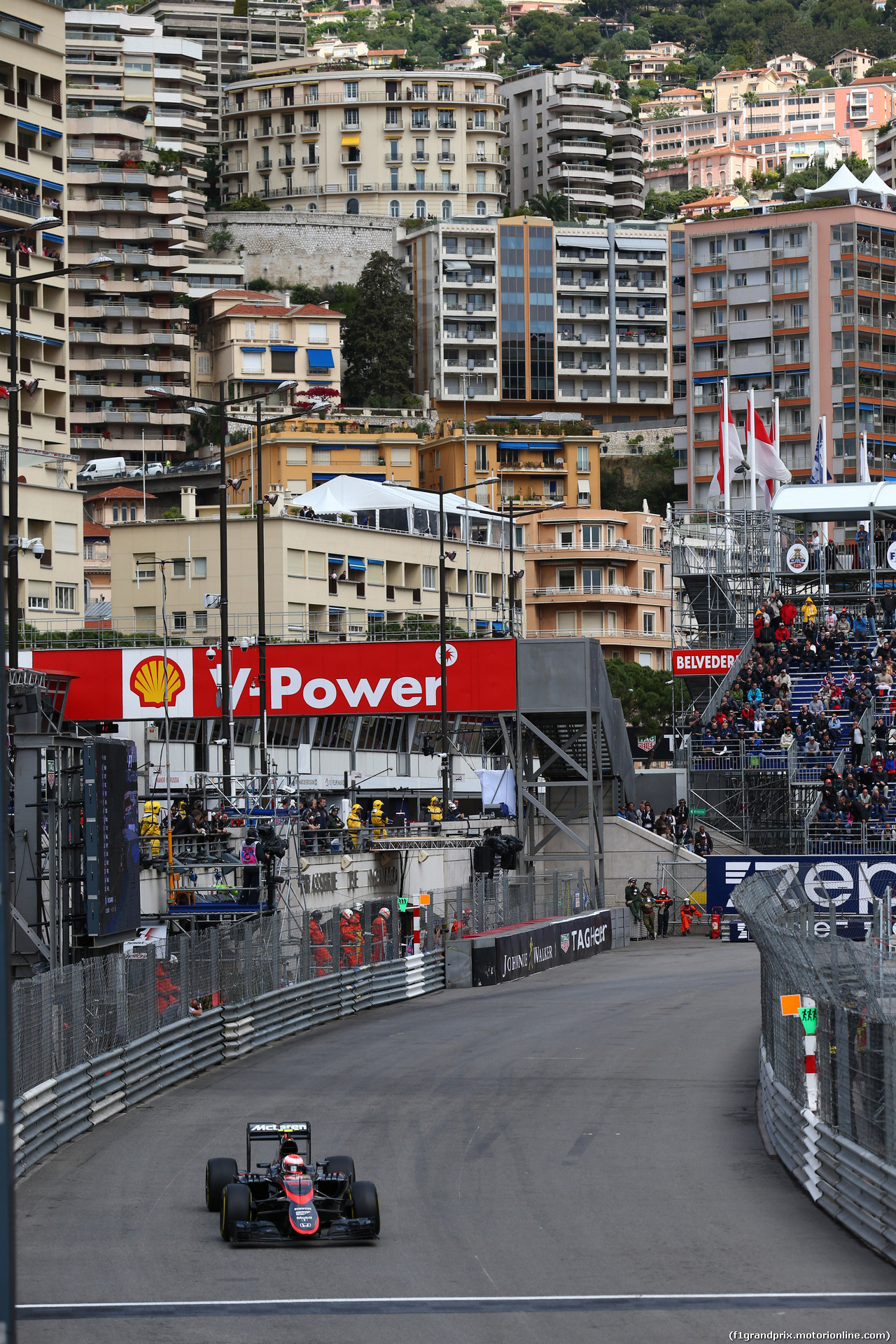 GP MONACO, 21.05.2015- Prove Libere 1, Jenson Button (GBR) McLaren Honda MP4-30