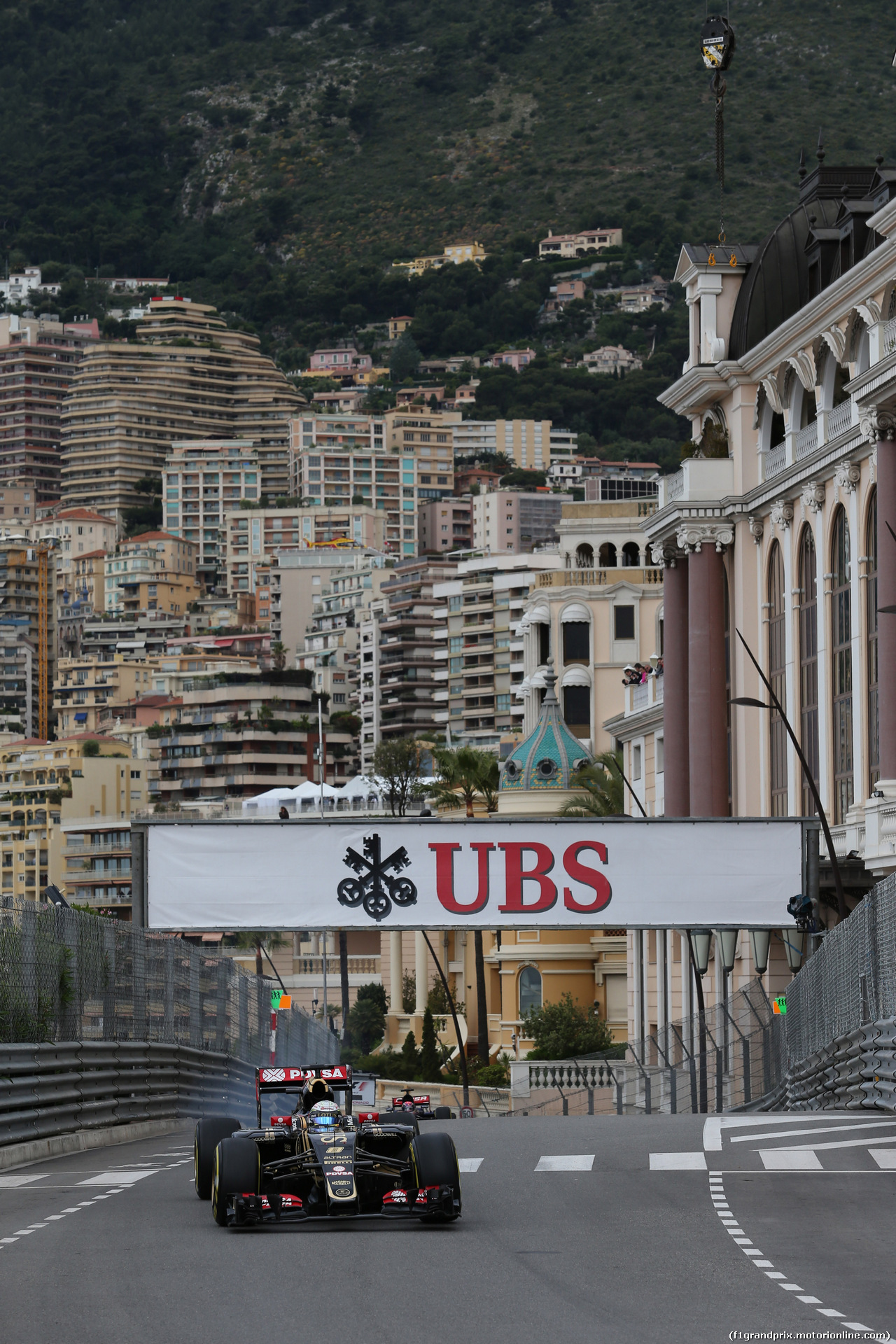 GP MONACO, 21.05.2015- Prove Libere 1, Romain Grosjean (FRA) Lotus F1 Team E23