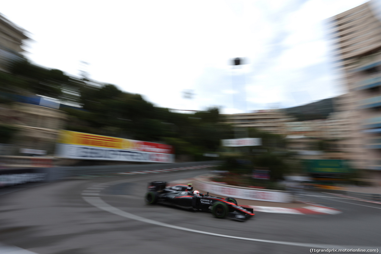 GP MONACO, 21.05.2015- Prove Libere 2, Jenson Button (GBR) McLaren Honda MP4-30