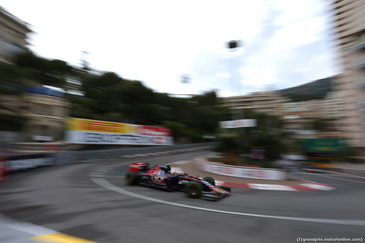 GP MONACO, 21.05.2015- Prove Libere 2, Carlos Sainz Jr (ESP) Scuderia Toro Rosso STR10