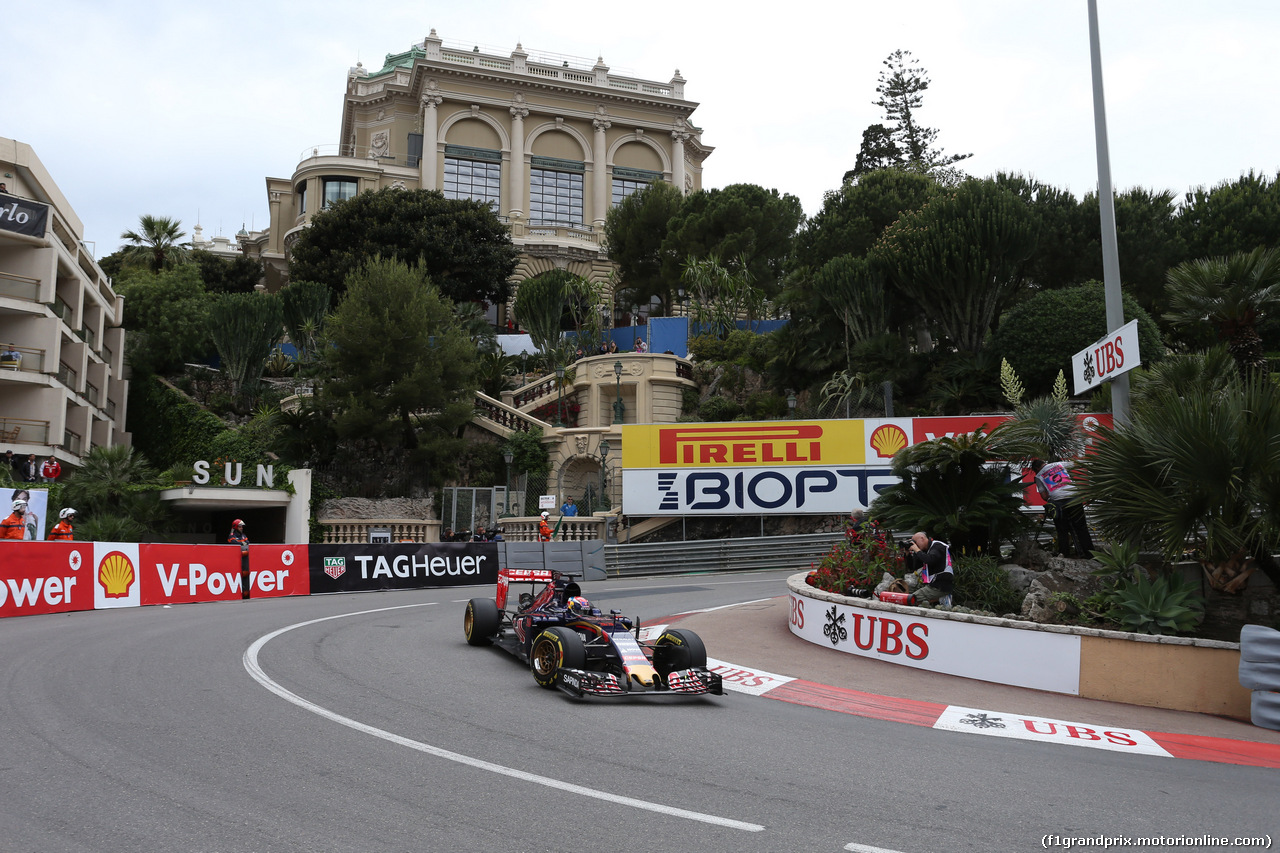 GP MONACO, 21.05.2015- Prove Libere 2, Max Verstappen (NED) Scuderia Toro Rosso STR10