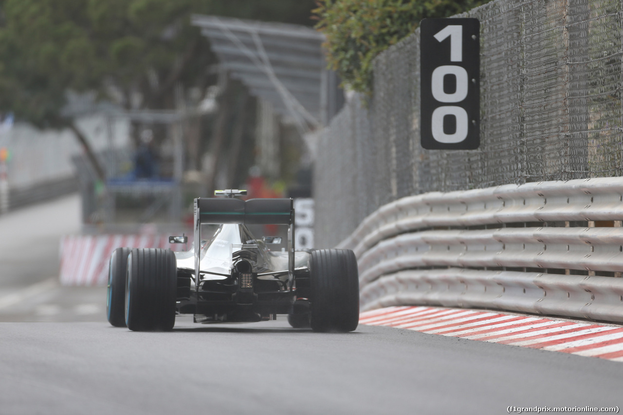 GP MONACO, 21.05.2015- Prove Libere 2, Nico Rosberg (GER) Mercedes AMG F1 W06