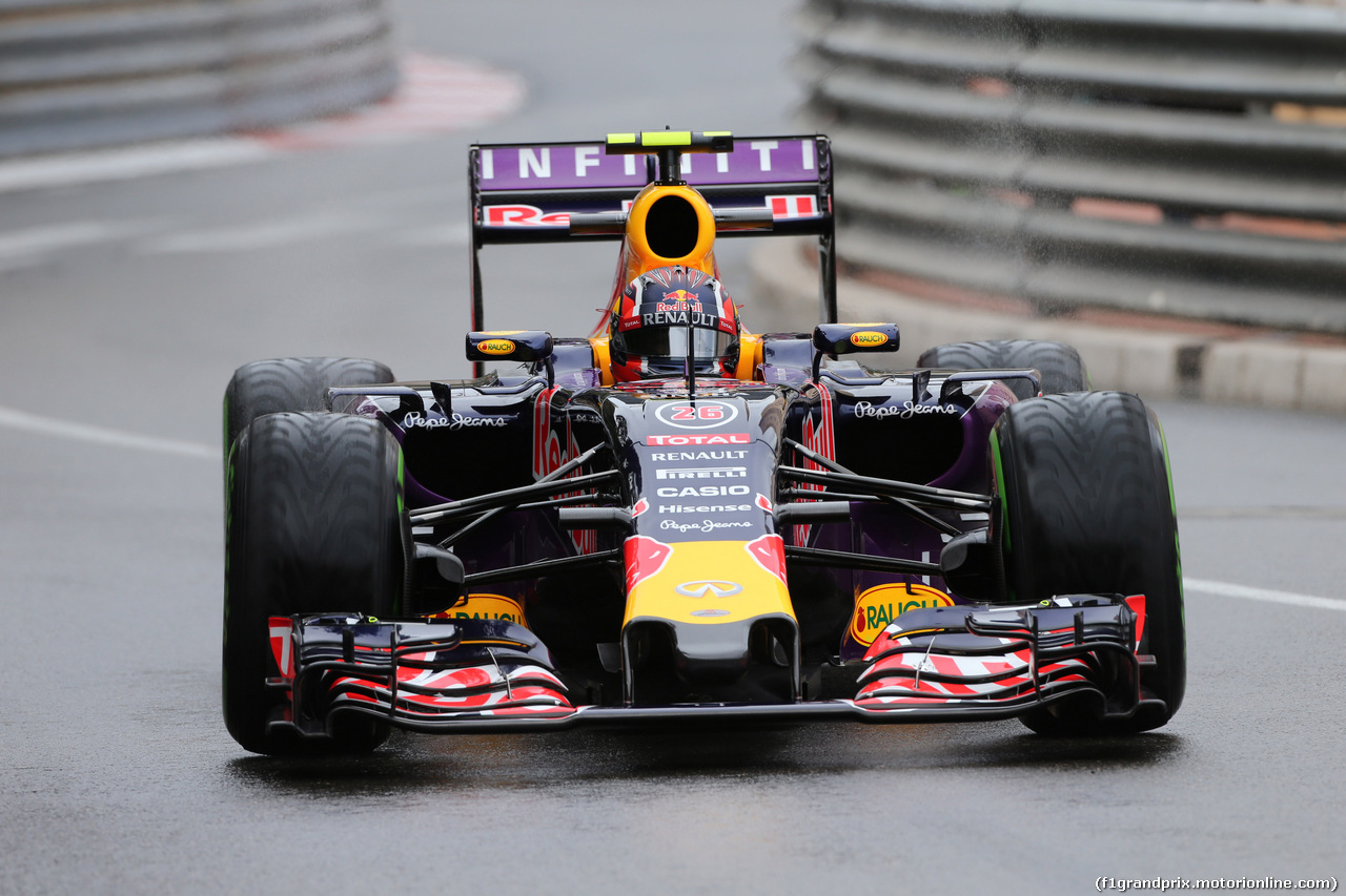 GP MONACO, 21.05.2015- Prove Libere 2, Daniil Kvyat (RUS) Red Bull Racing RB11