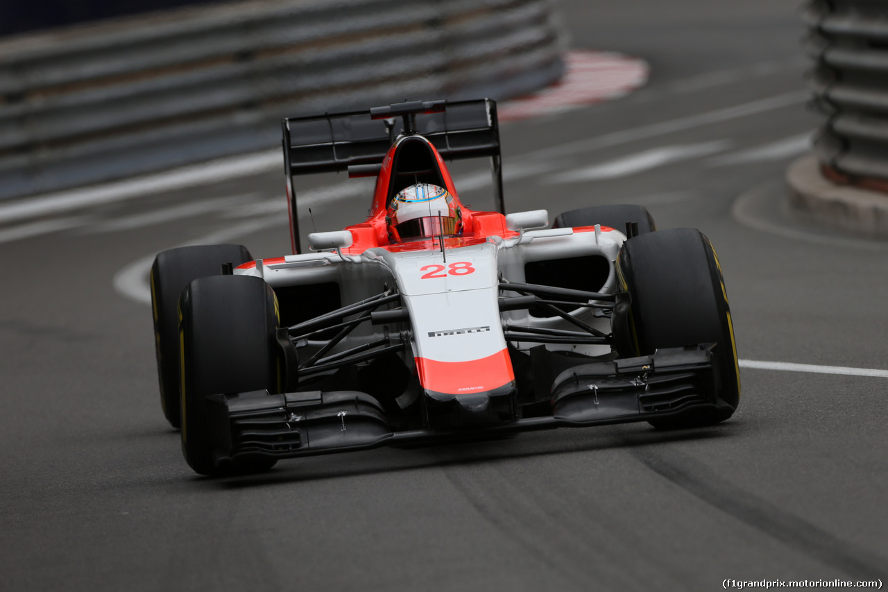 GP MONACO, 21.05.2015- Prove Libere 2, William Stevens (GBR) Manor Marussia F1 Team