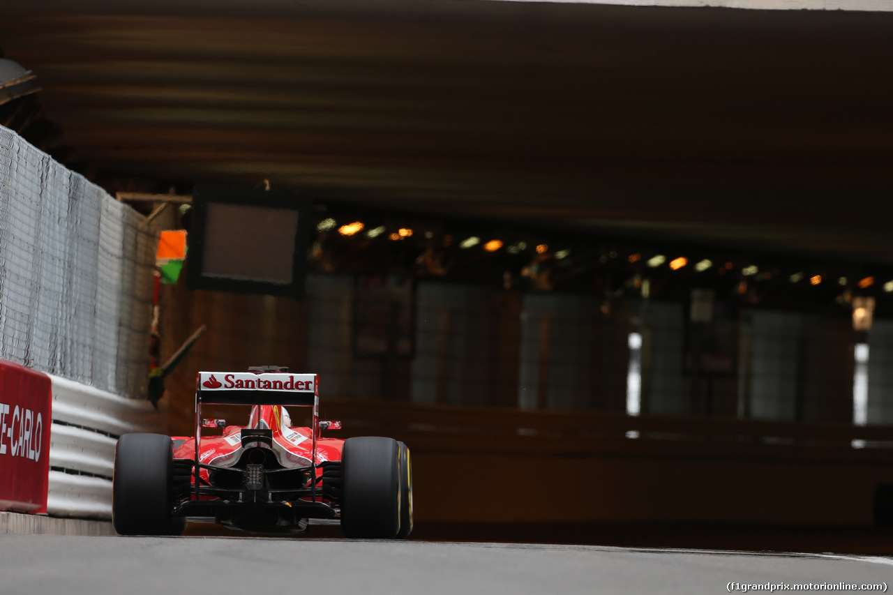 GP MONACO, 21.05.2015- Prove Libere 2, Sebastian Vettel (GER) Ferrari SF15-T