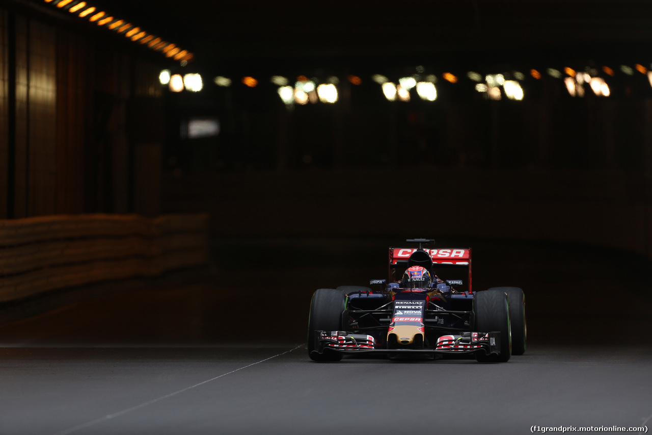 GP MONACO, 21.05.2015- Prove Libere 2, Max Verstappen (NED) Scuderia Toro Rosso STR10