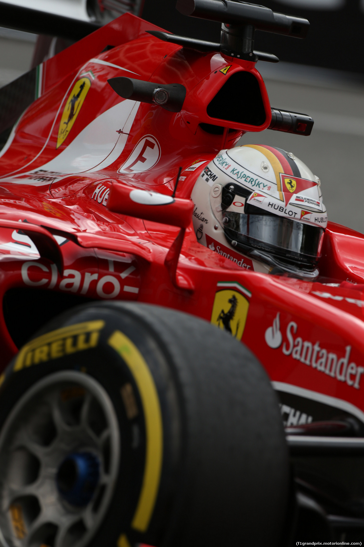 GP MONACO, 21.05.2015- Prove Libere 2, Sebastian Vettel (GER) Ferrari SF15-T
