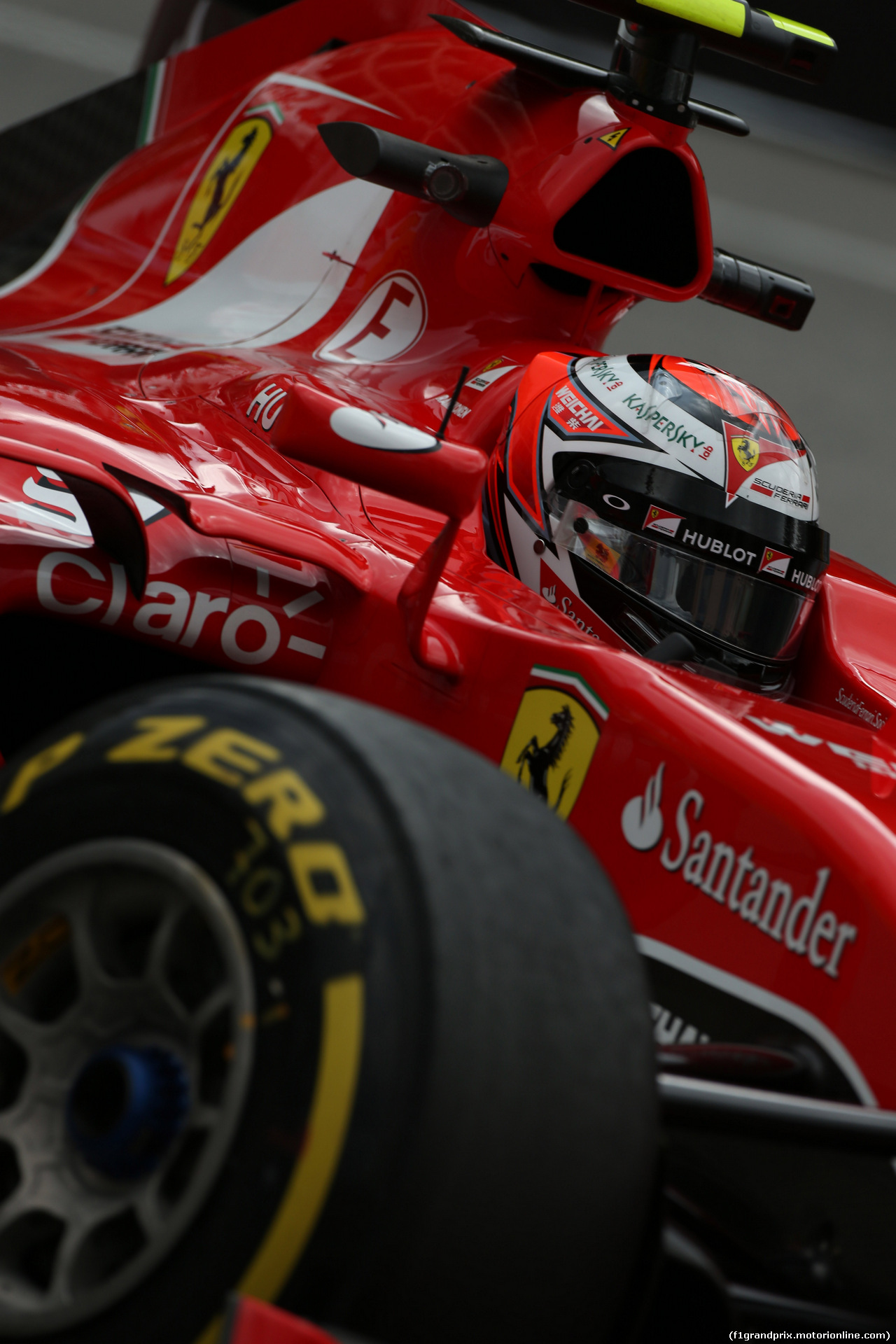 GP MONACO, 21.05.2015- Prove Libere 2, Kimi Raikkonen (FIN) Ferrari SF15-T