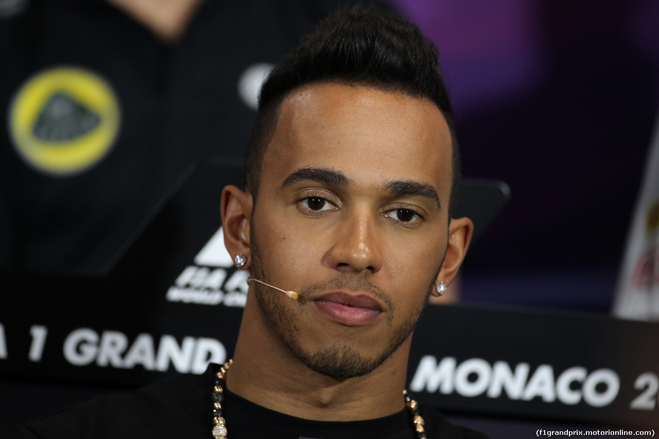 GP MONACO, 20.05.2015- Official Wednesday Fia Press Conference, Lewis Hamilton (GBR) Mercedes AMG F1 W06