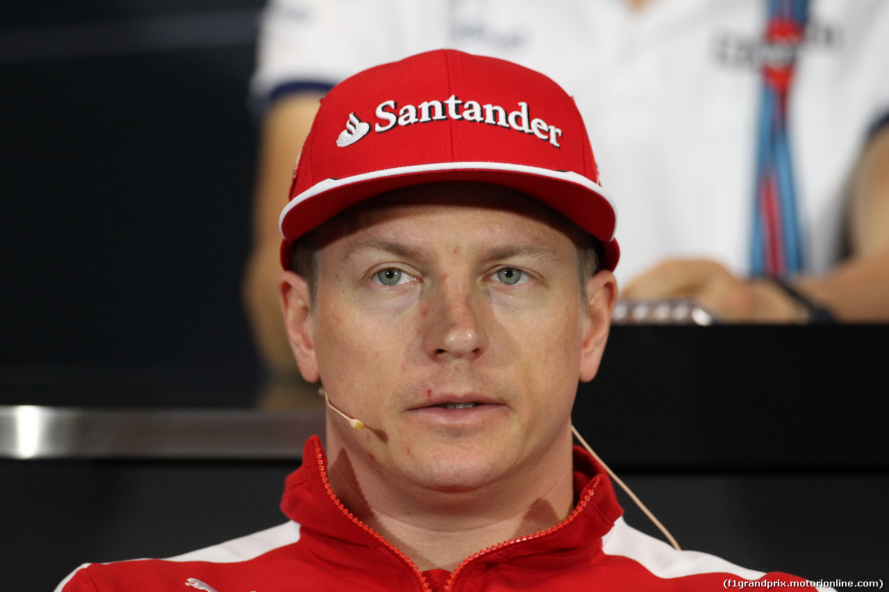 GP MONACO, 20.05.2015- Official Wednesday Fia Press Conference, Kimi Raikkonen (FIN) Ferrari SF15-T