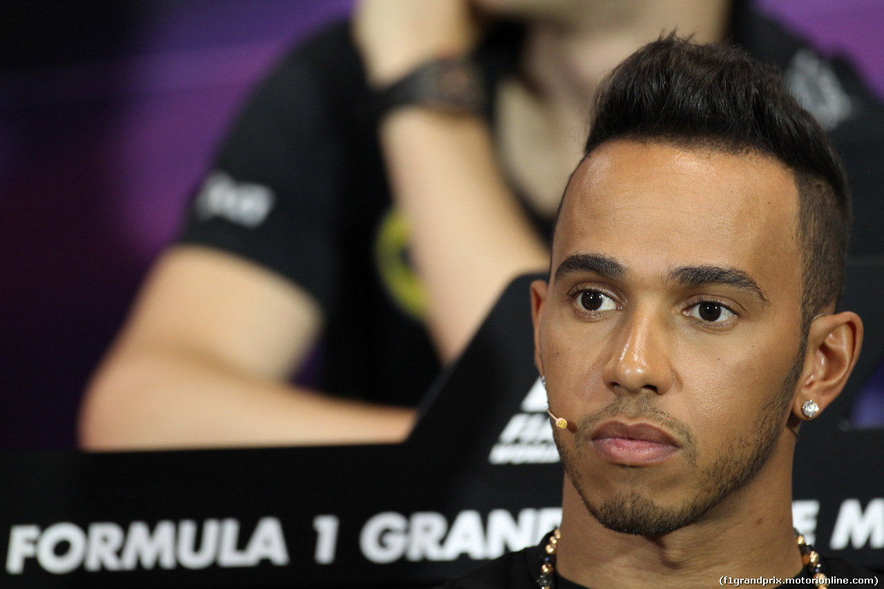 GP MONACO, 20.05.2015- Official Wednesday Fia Press Conference, Lewis Hamilton (GBR) Mercedes AMG F1 W06