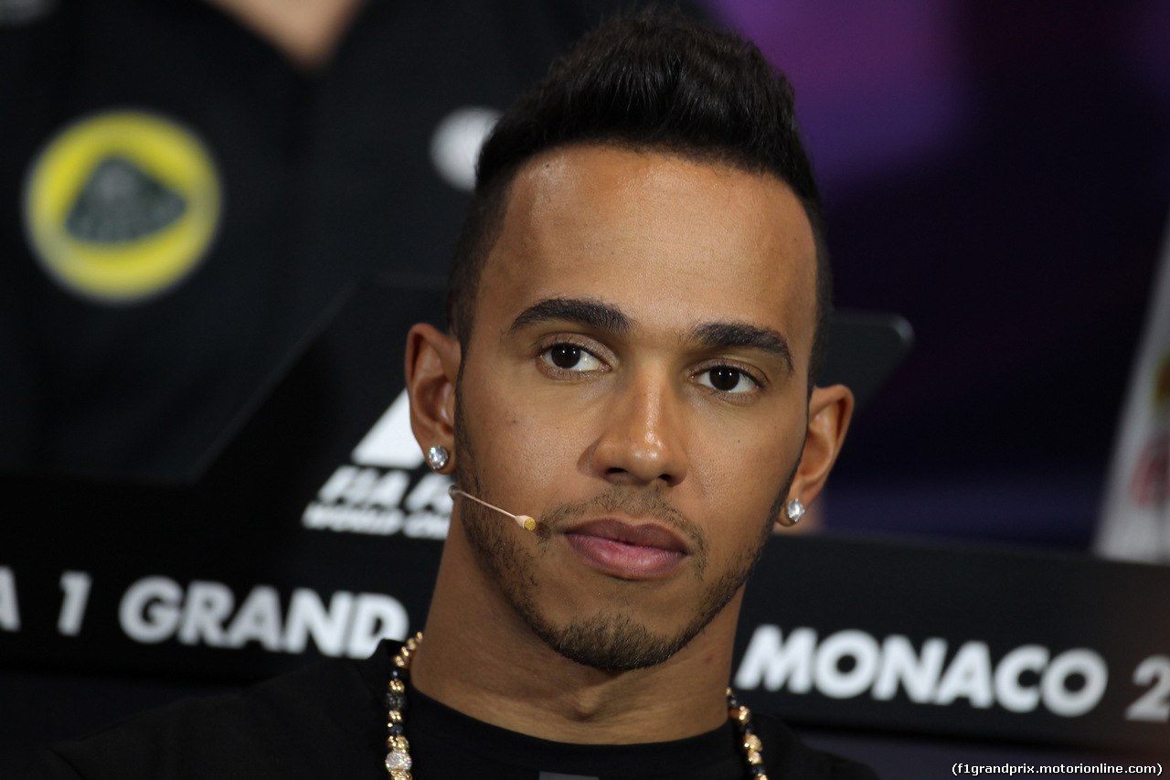 GP MONACO, 20.05.2015- Official Wednesday Fia Press Conference, Lewis Hamilton (GBR) Mercedes AMG F1 W06