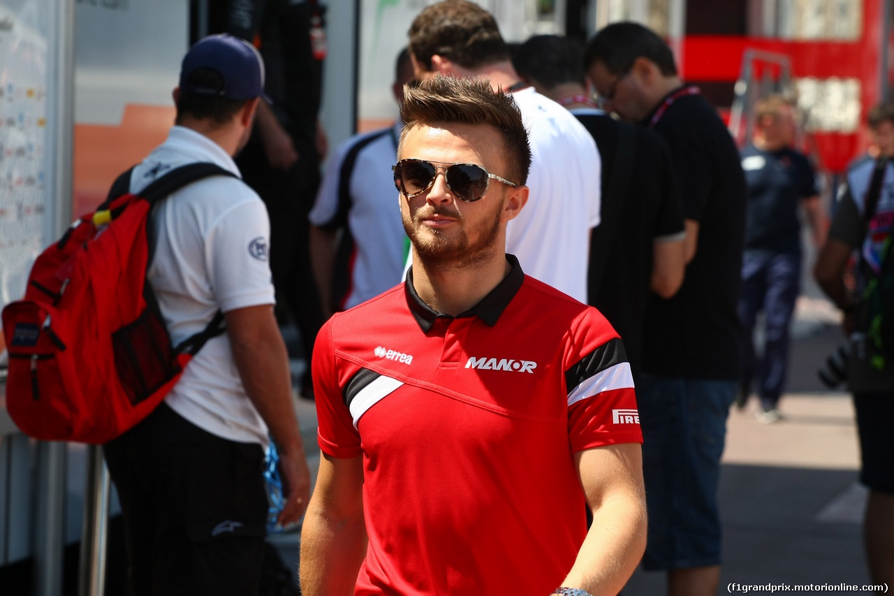 GP MONACO, 20.05.2015- William Stevens (GBR) Manor Marussia F1 Team