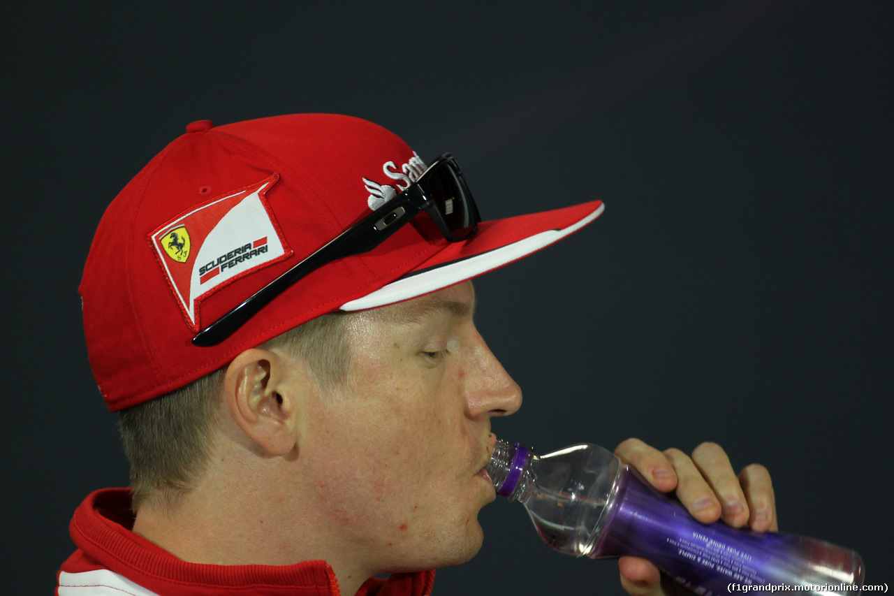 GP MONACO, 20.05.2015- Official Wednesday Fia Press Conference, Kimi Raikkonen (FIN) Ferrari SF15-T