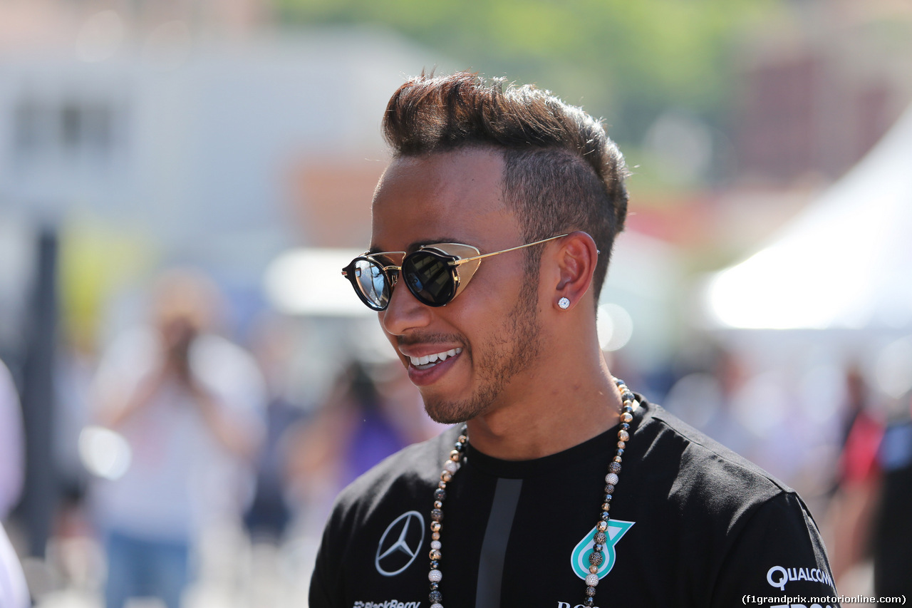GP MONACO, 20.05.2015- Lewis Hamilton (GBR) Mercedes AMG F1 W06