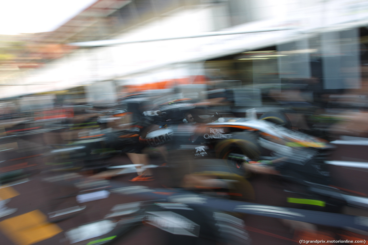 GP MONACO, 20.05.2015- Force India Team Pit Stop Training