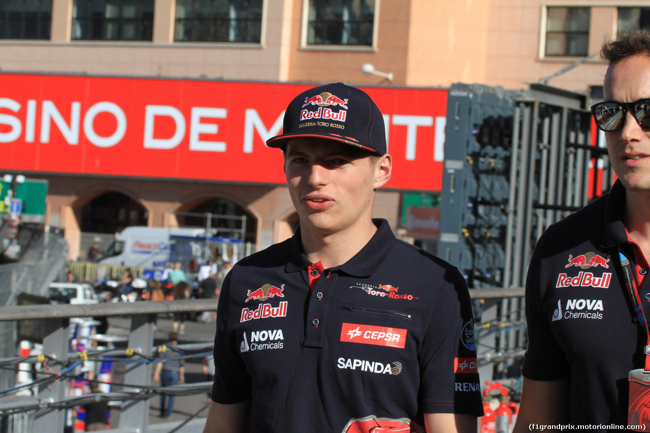 GP MONACO, 20.05.2015- Max Verstappen (NED) Scuderia Toro Rosso STR10