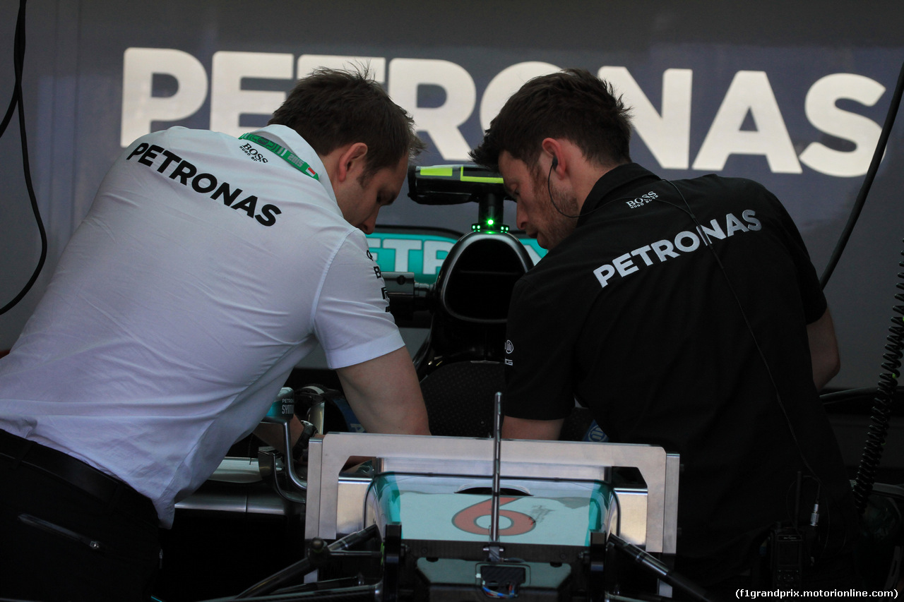 GP MONACO, 20.05.2015- Mercedes Tech Detail