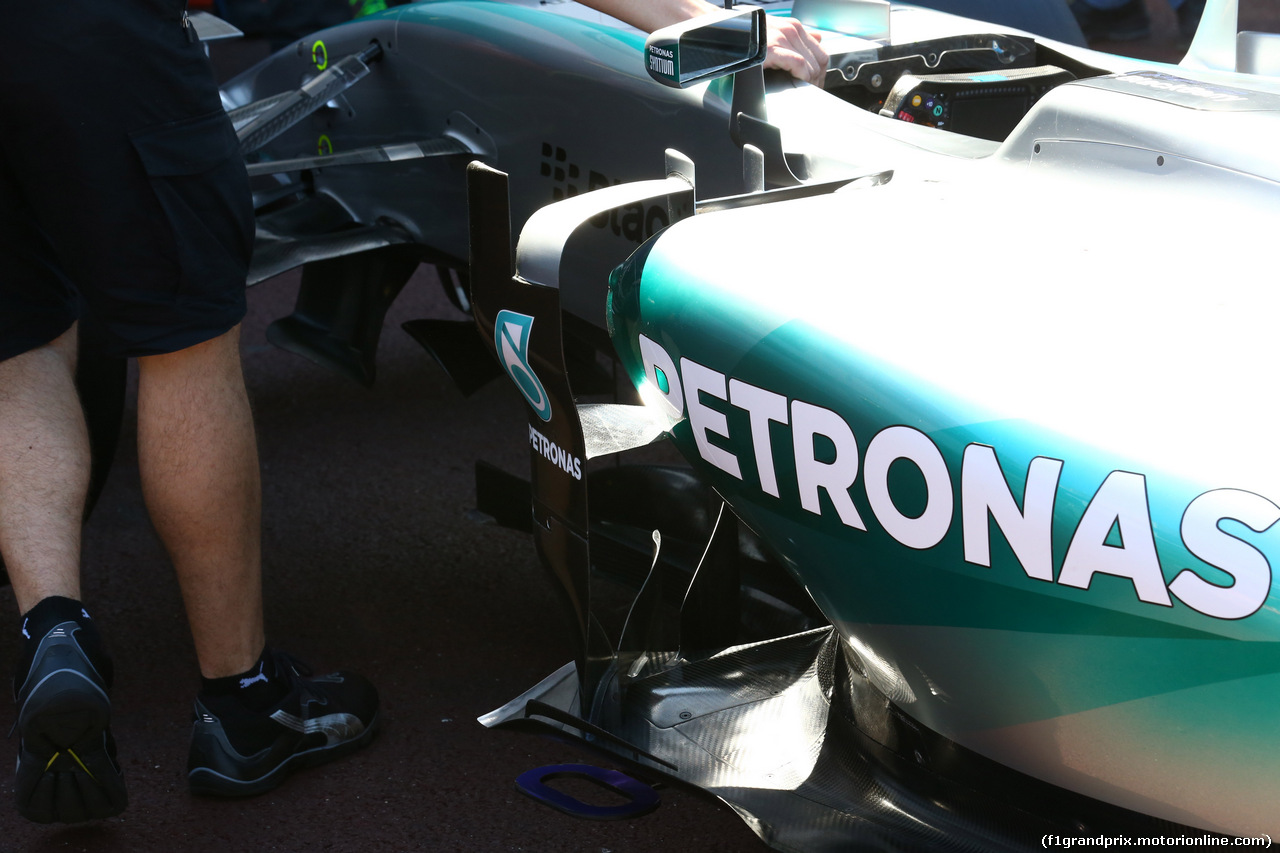 GP MONACO, 20.05.2015- Mercedes Tech Detail