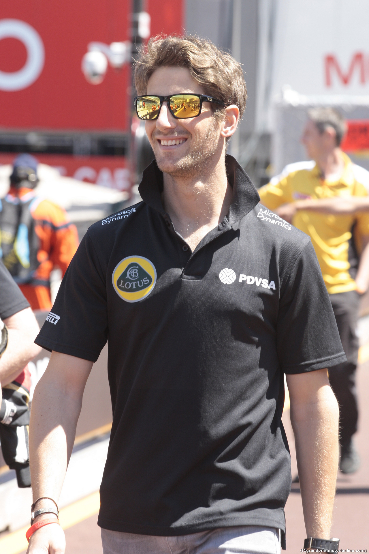 GP MONACO, 22.05.2015-  Romain Grosjean (FRA) Lotus F1 Team E23