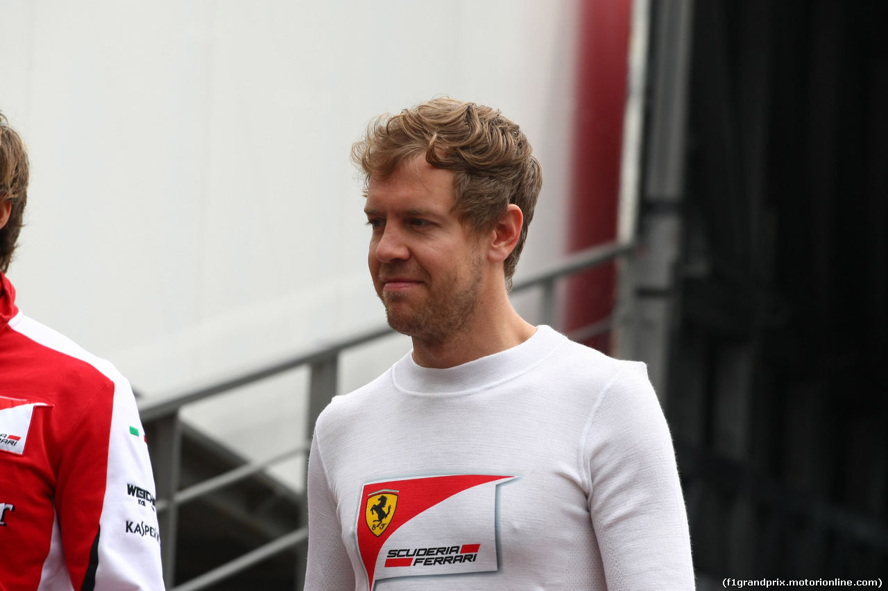 GP MONACO, 23.05.2015- Prove Libere 3, Sebastian Vettel (GER) Ferrari SF15-T