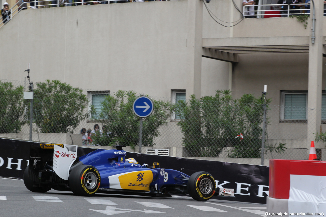 GP MONACO, 23.05.2015- Prove Libere 3, Marcus Ericsson (SUE) Sauber C34