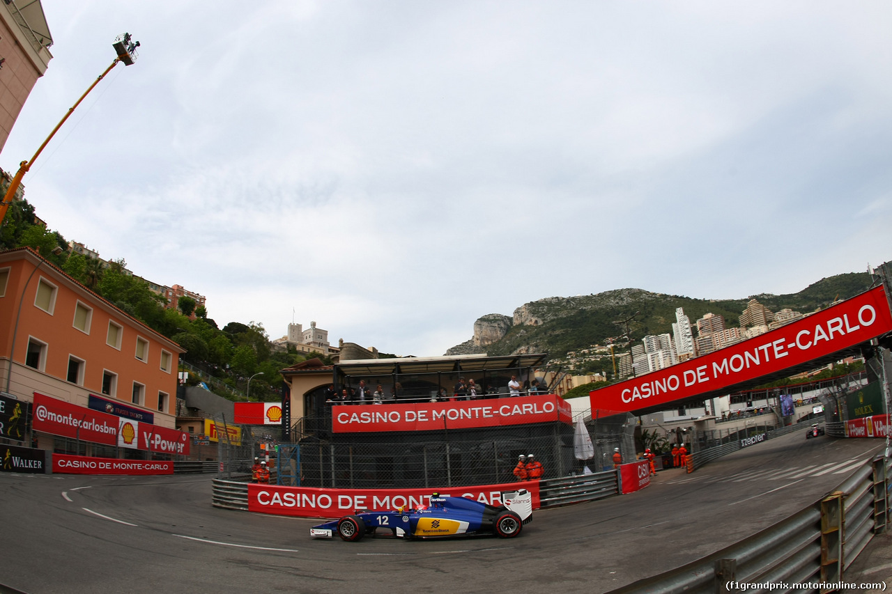 GP MONACO, 23.05.2015- Prove Libere 3, Felipe Nasr (BRA) Sauber C34