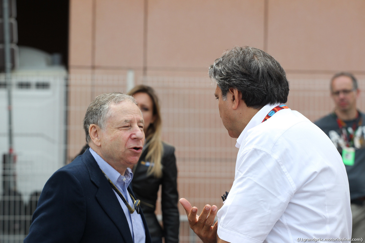 GP MONACO, 23.05.2015- Jean Todt (FRA) Fia President e Pasquale Lattuneddu (ITA), FOM
