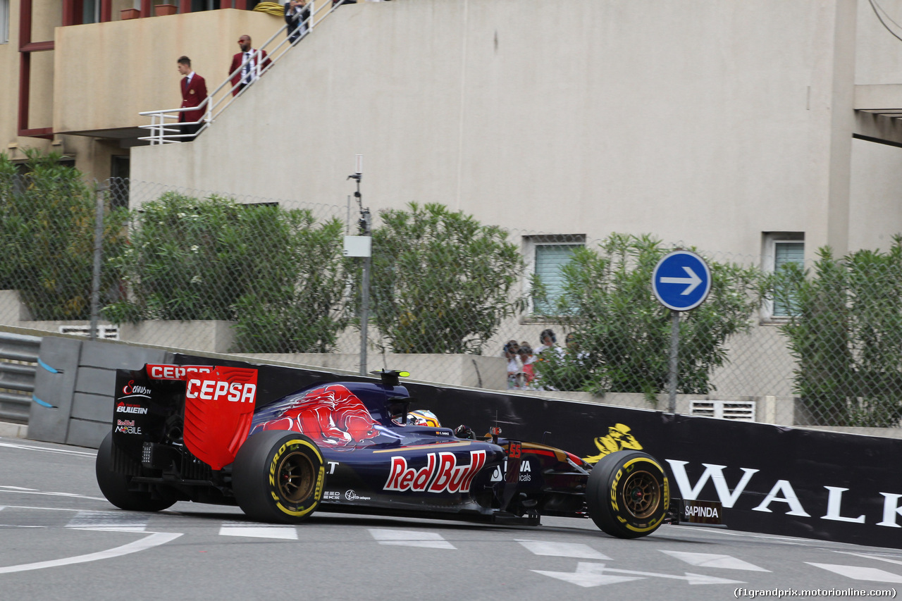 GP MONACO, 23.05.2015- Prove Libere 3, Carlos Sainz Jr (ESP) Scuderia Toro Rosso STR10