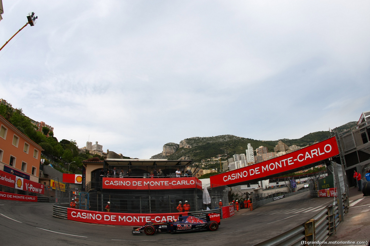 GP MONACO, 23.05.2015- Prove Libere 3, Max Verstappen (NED) Scuderia Toro Rosso STR10