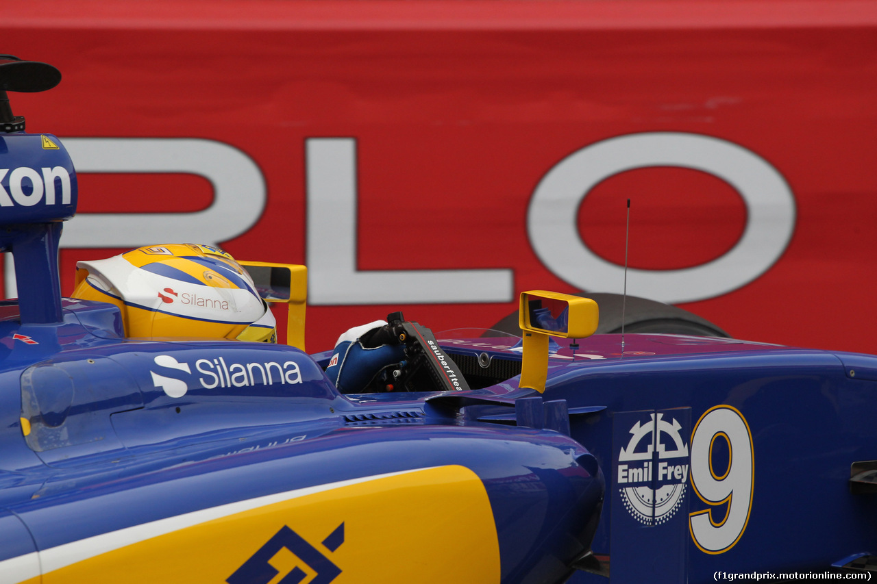 GP MONACO, 23.05.2015- Prove Libere 3, Marcus Ericsson (SUE) Sauber C34