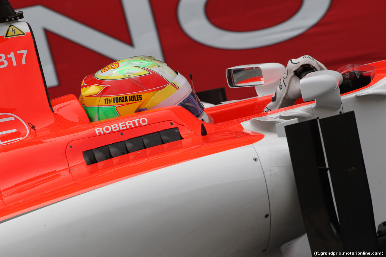 GP MONACO, 23.05.2015- Prove Libere 3, Roberto Merhi (ESP) Manor Marussia F1 Team